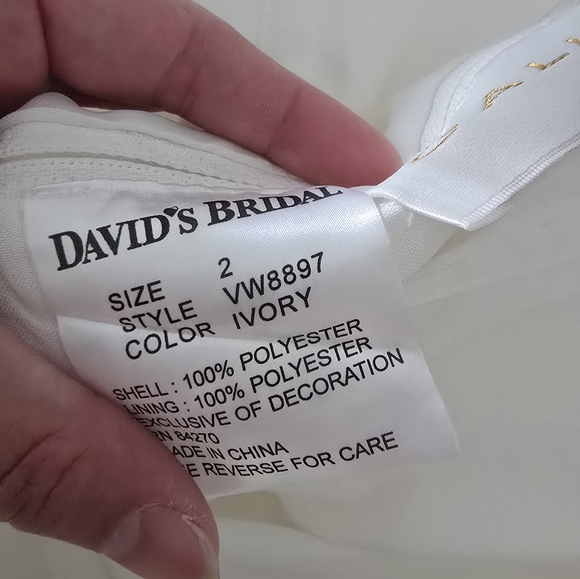 David's bridal Galina bridal gown - Picture 13 of 13